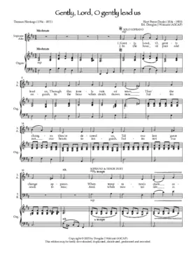 Gently, Lord, O gently lead us