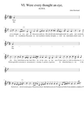 VI. Were every thought an eye