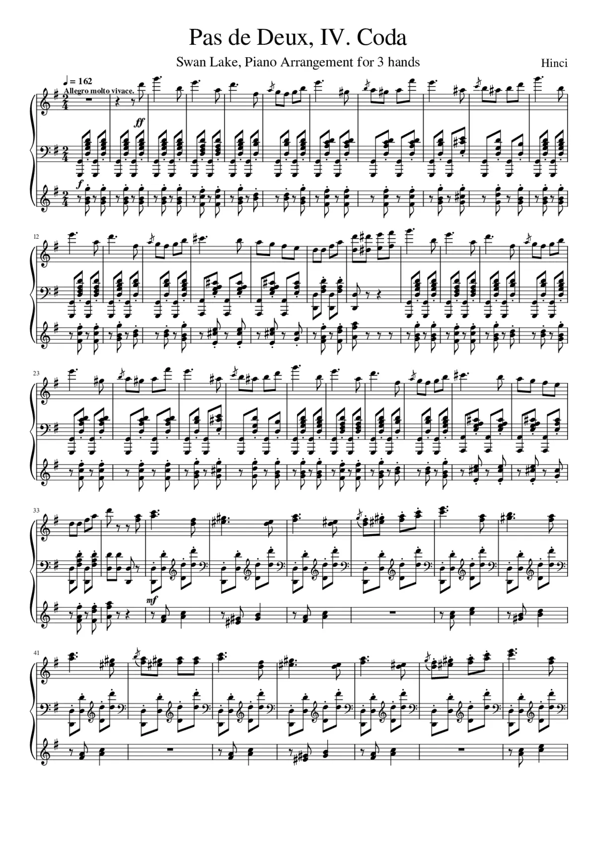 Swan Lake (ballet) Op.20 - Page 1