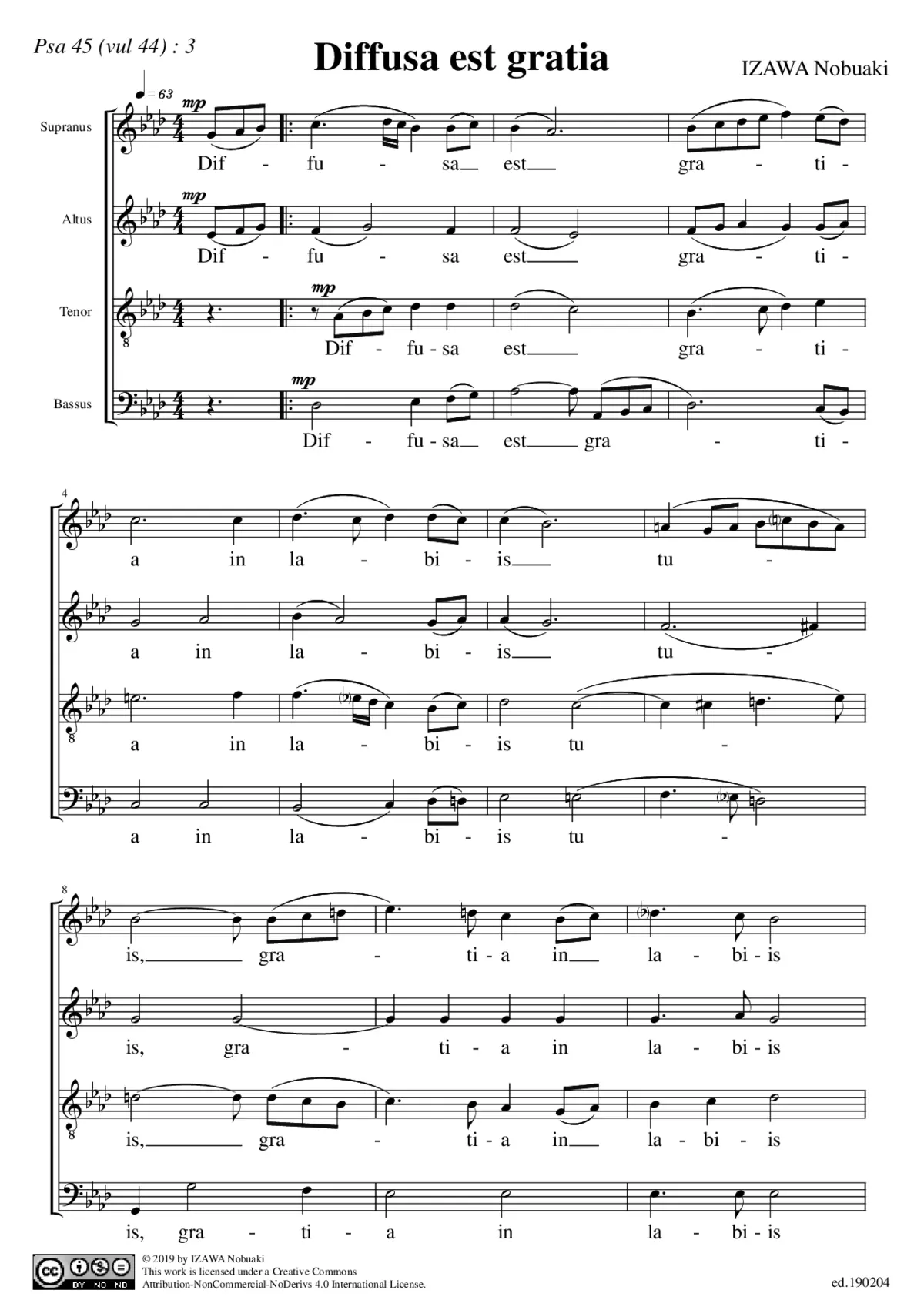 Diffusa est gratia - Page 1