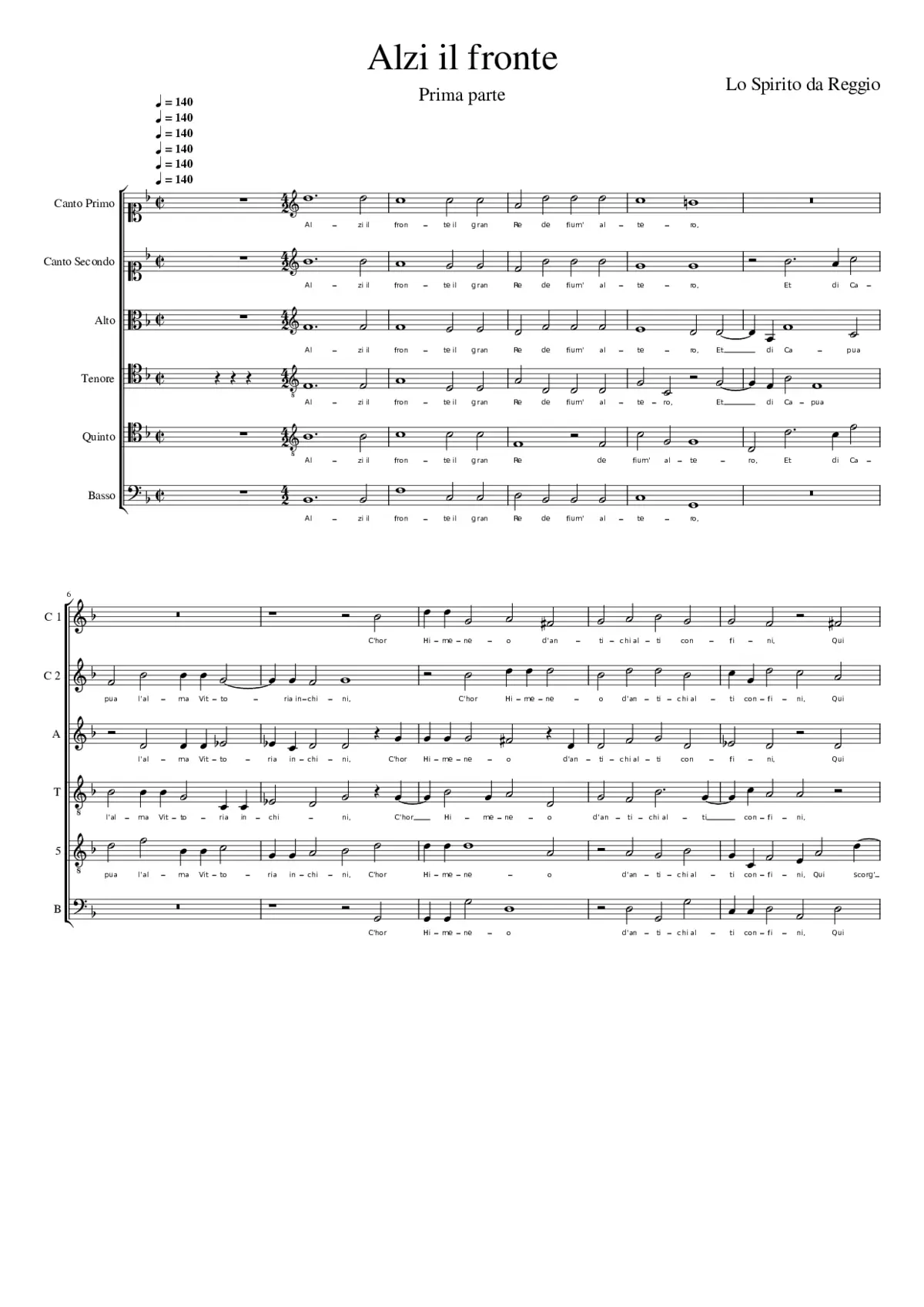 Alzi il fronte - Page 1