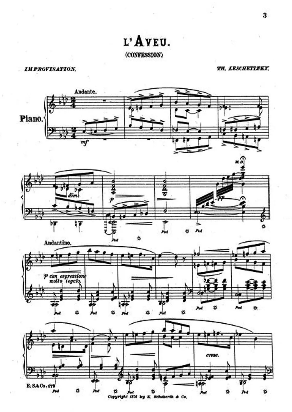 2 Pieces for piano - Page 1
