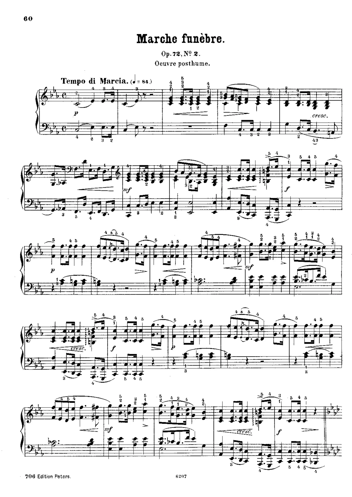 Marche funèbre - Page 1