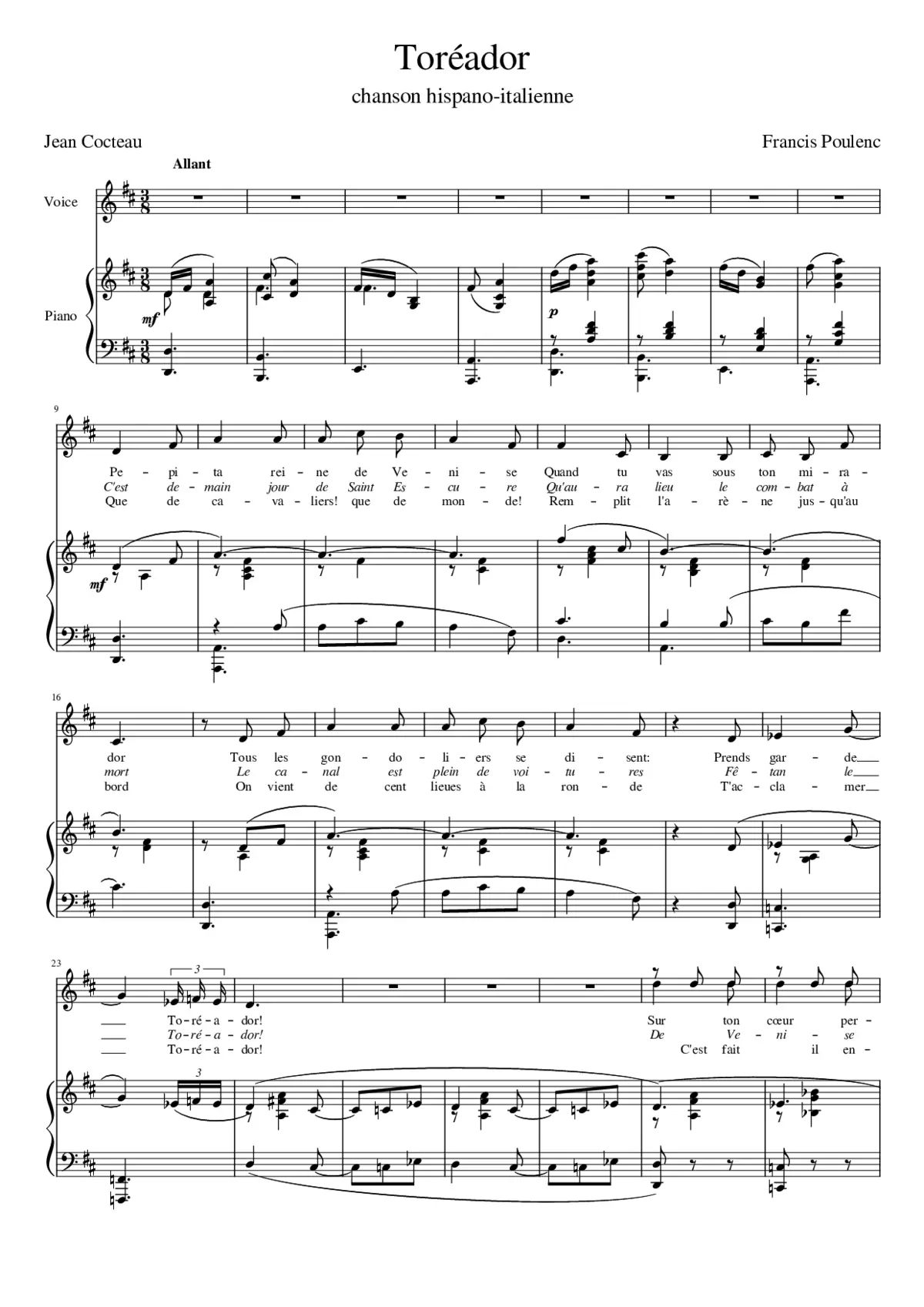 Toréador FP 11 - Page 1