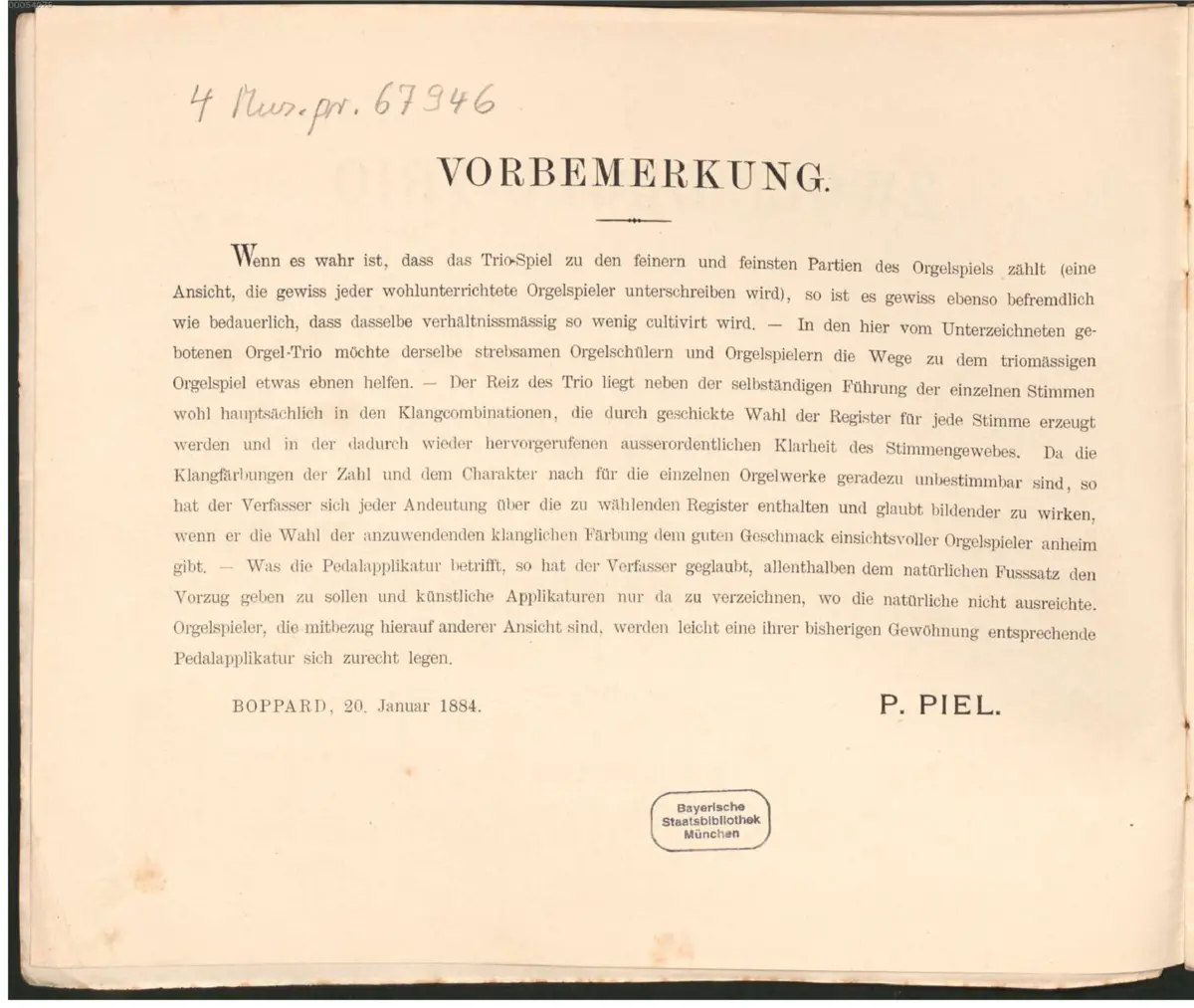 12 Organ Trios - Page 1