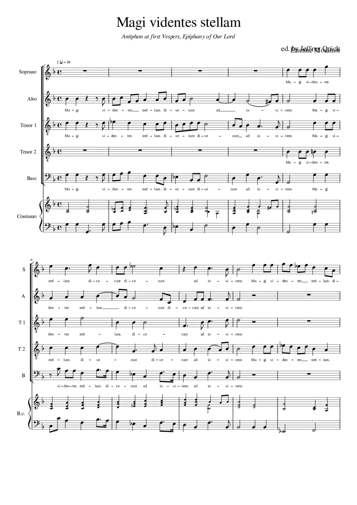 Magi videntes stellam - Page 1