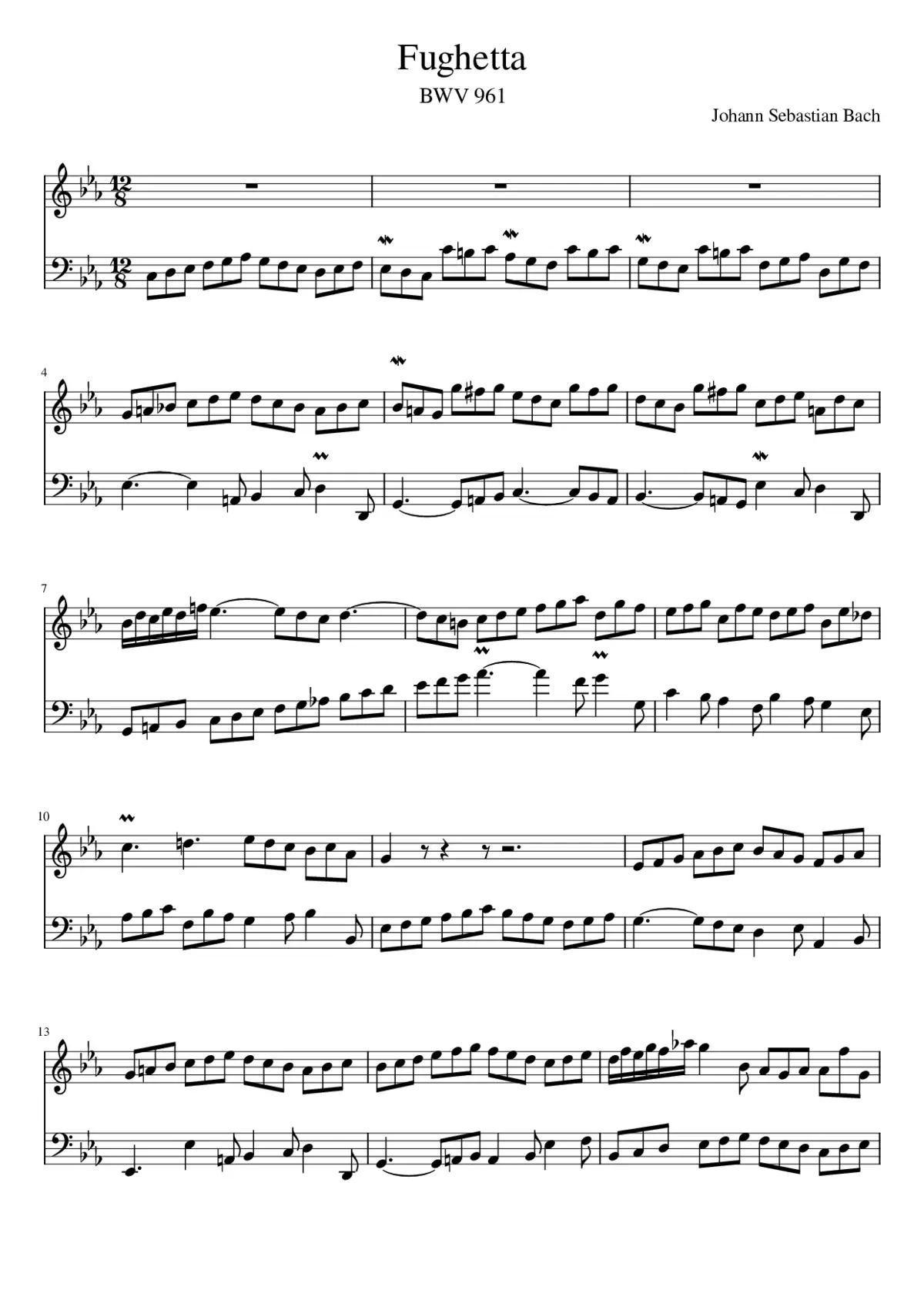 Fughetta - Page 1