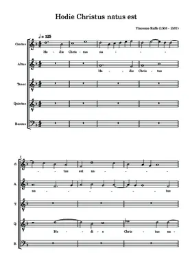 Hodie Christus natus est
