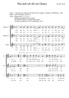 Was hab' ich für ein Glantz