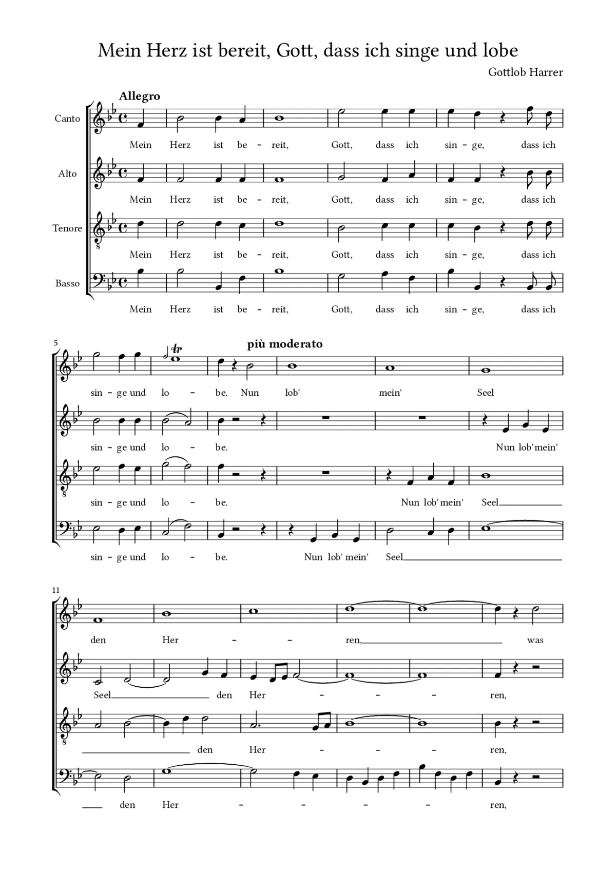 Mein Herz ist bereit - Page 1