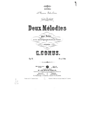 2 Melodies for Violin and Piano
