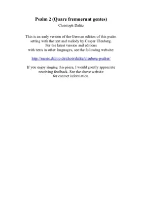 Psalm 2 (Ulenberg)