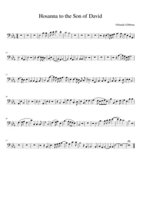 Hosanna to the Son of David