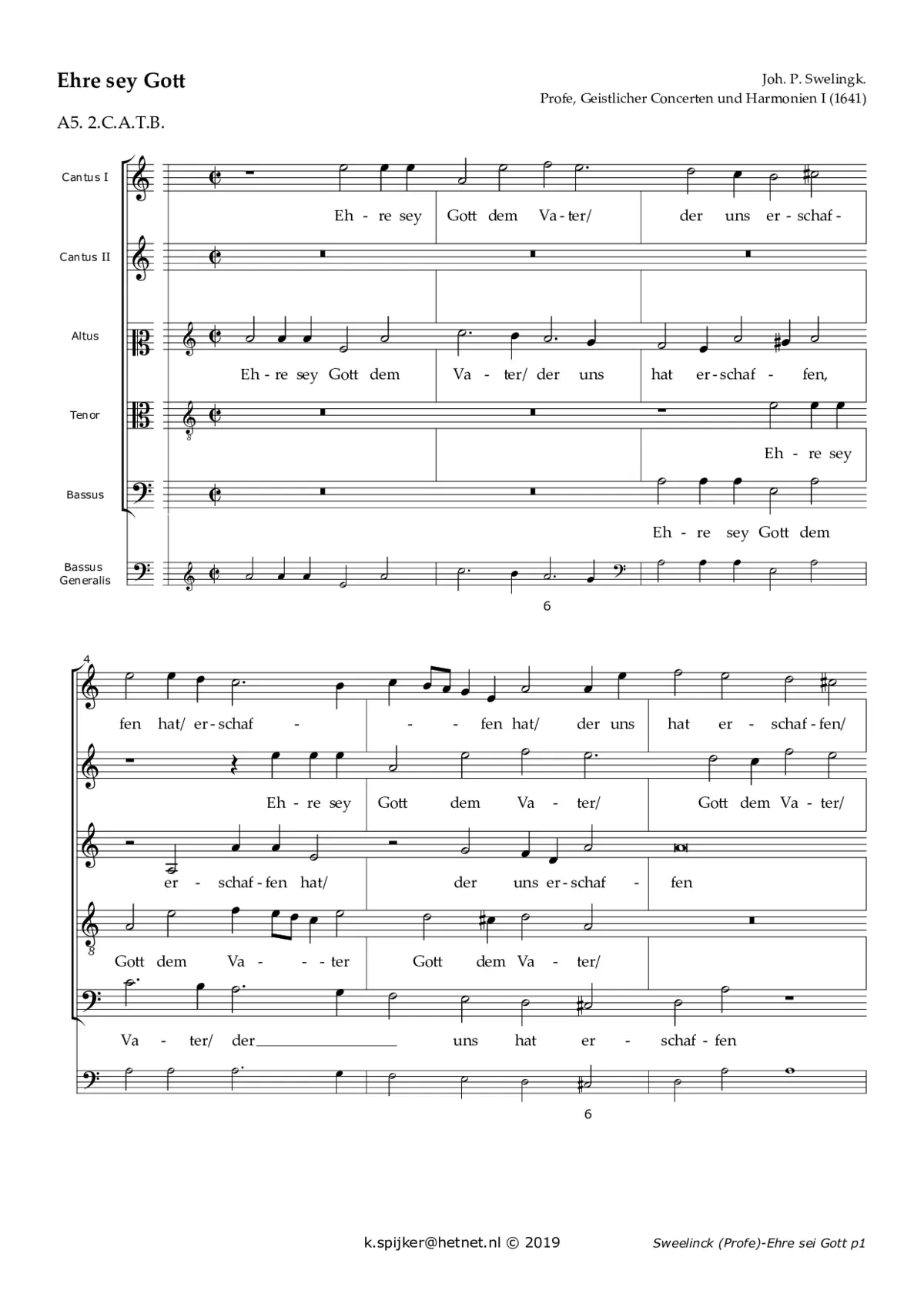 Ehre sei Gott - Page 1