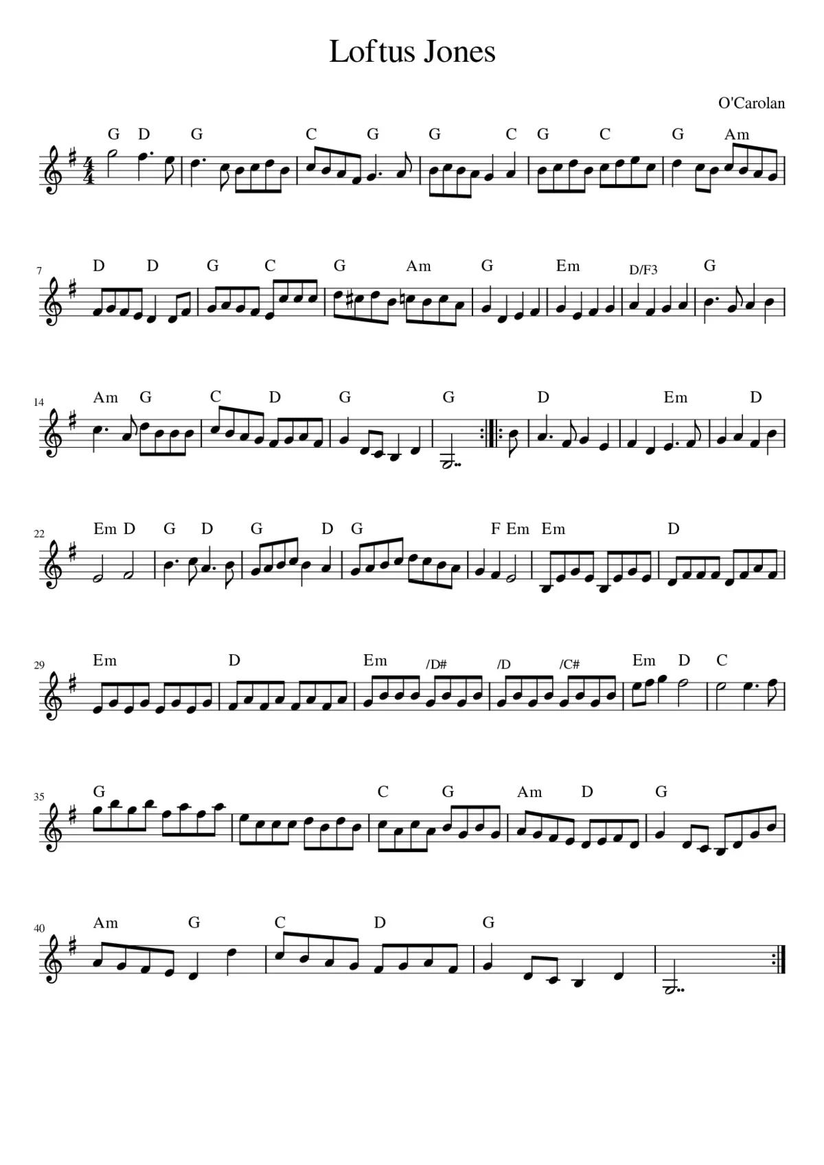 Loftus Jones - Page 1