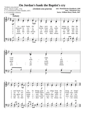 On Jordan's bank the Baptist's cry