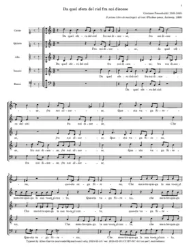 Da quel sfera del ciel