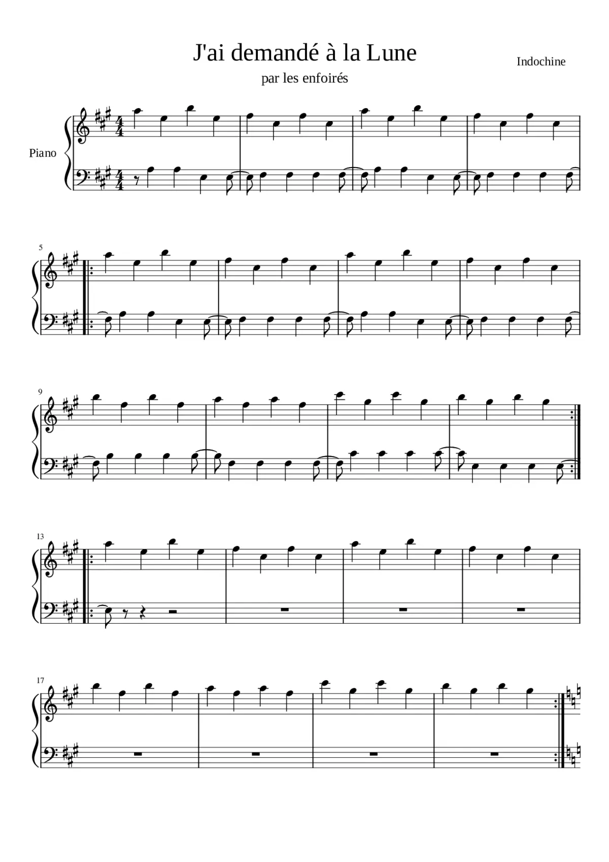 jai demande a la lune - Page 1