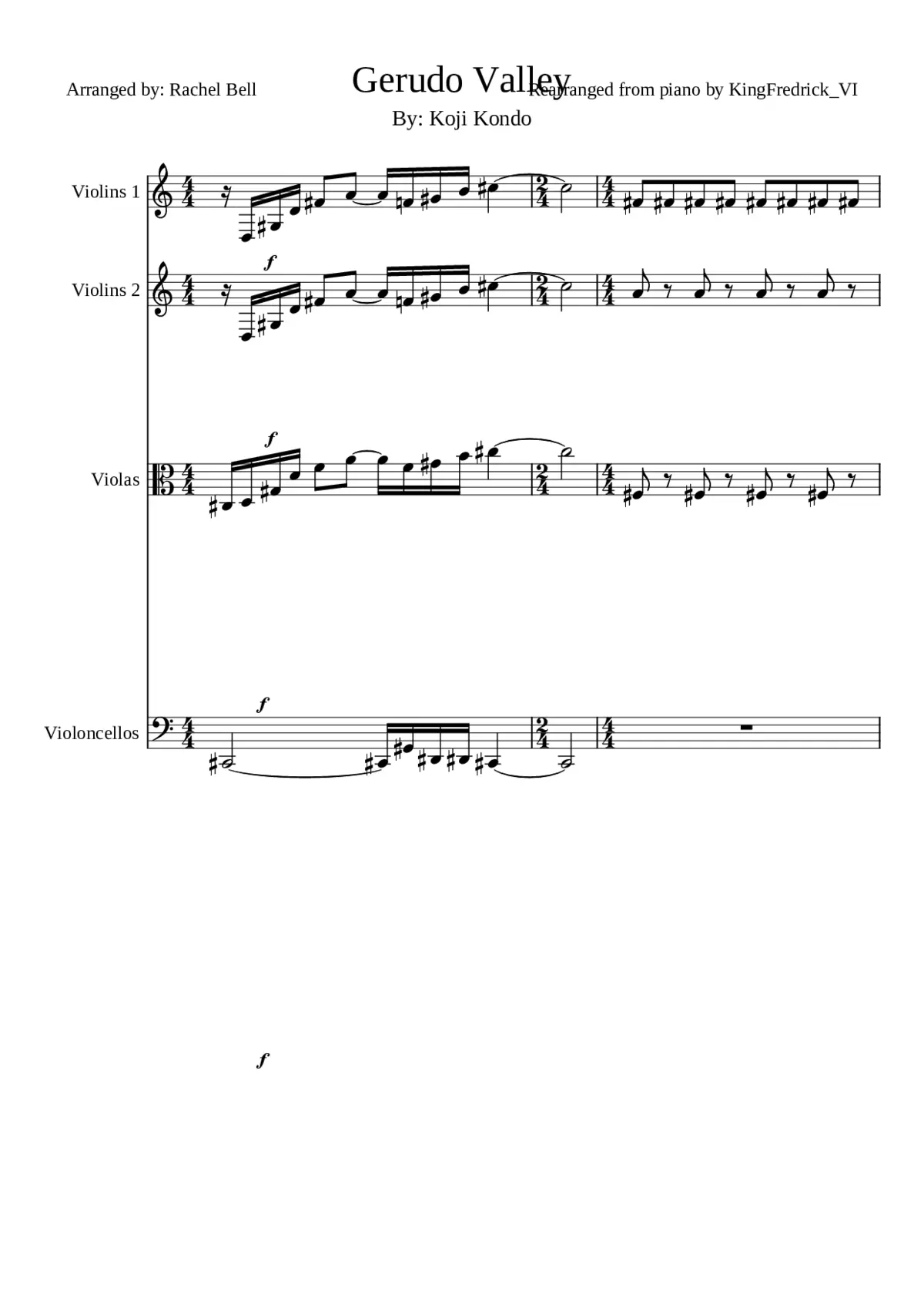 Song of Storms - Page 1