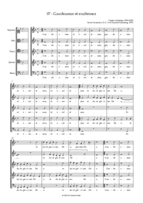 Gaudeamus et exultemus