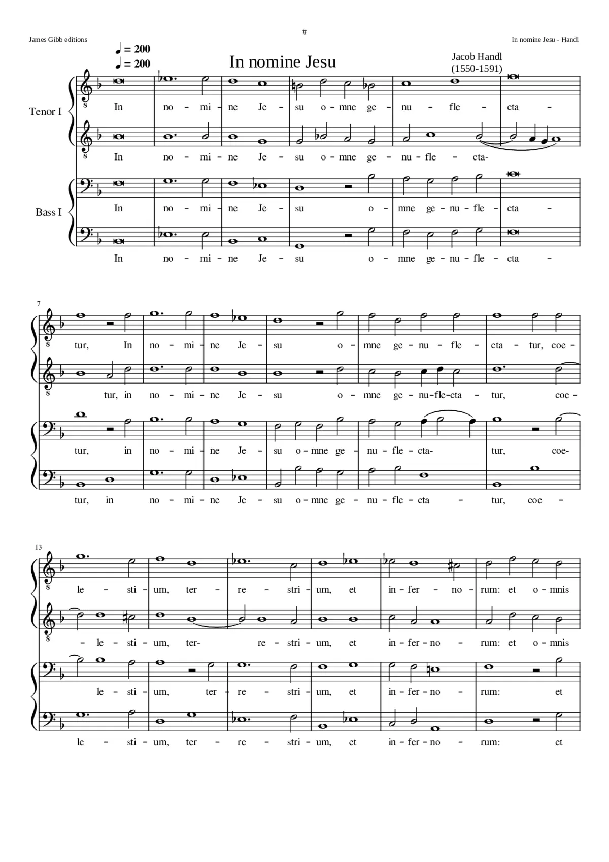 In nomine Jesu - Page 1