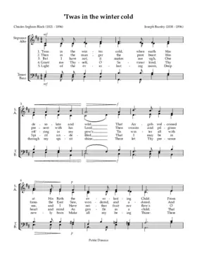 'Twas in the winter cold