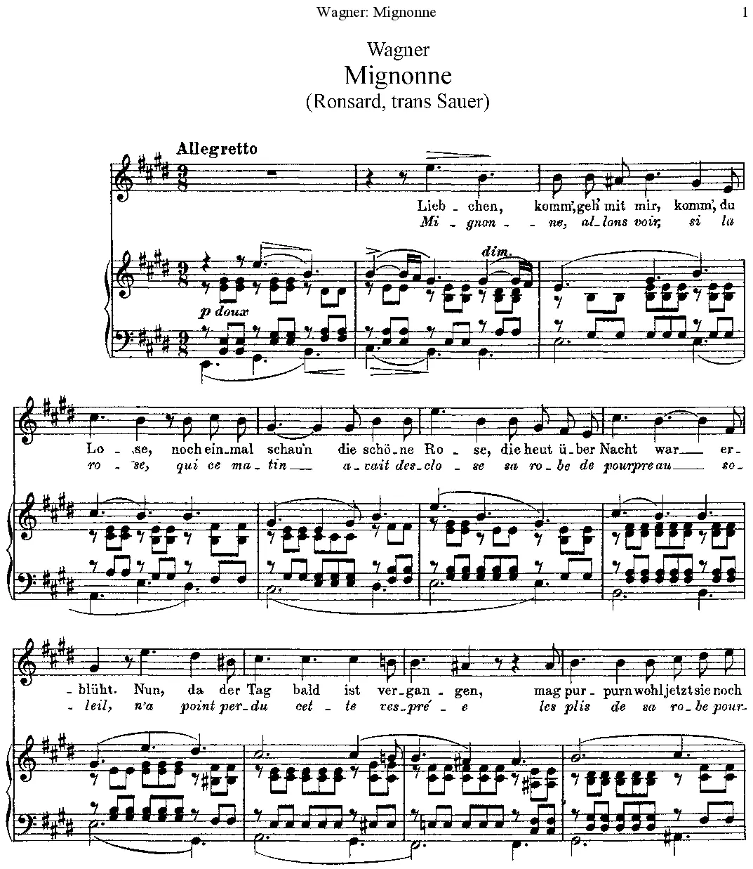 Mignonne - Page 1