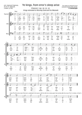 Ye kings from error's sleep arise