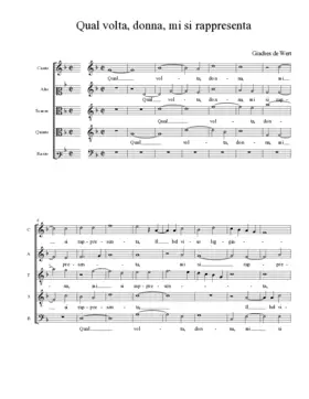 Qual volta, donna, mi si rappresenta