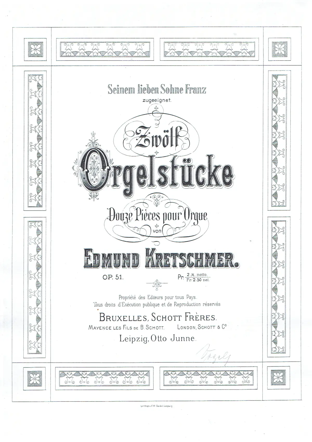 12 Orgelstücke - Page 1