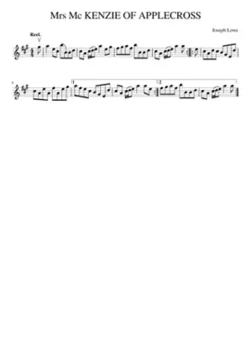 Mrs Mc KENZIE OF APPLECROSS