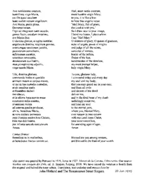 Ave nobilissima creatura