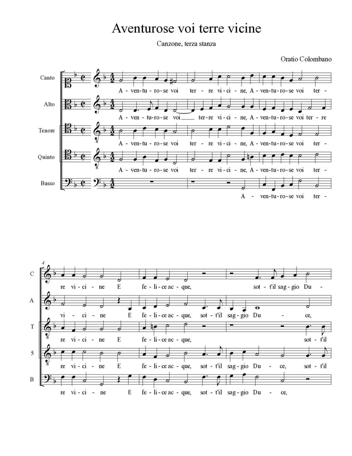 Aventurose voi terre vicine - Page 1