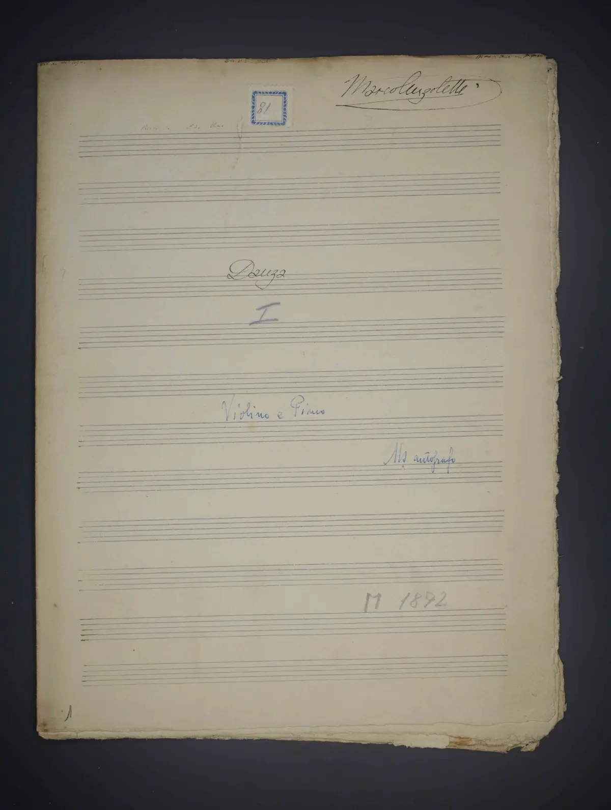 22 Dances for Violin and Piano - Page 1