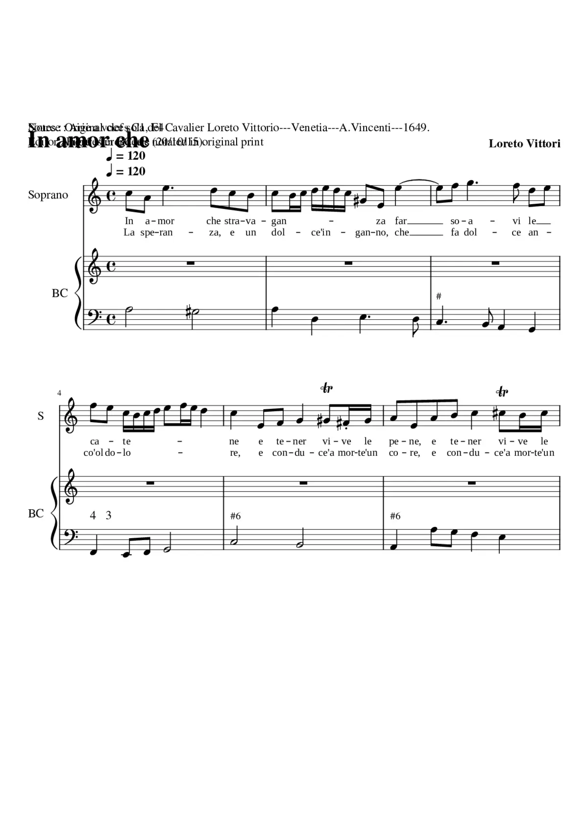 In amor che stravaganza - Page 1