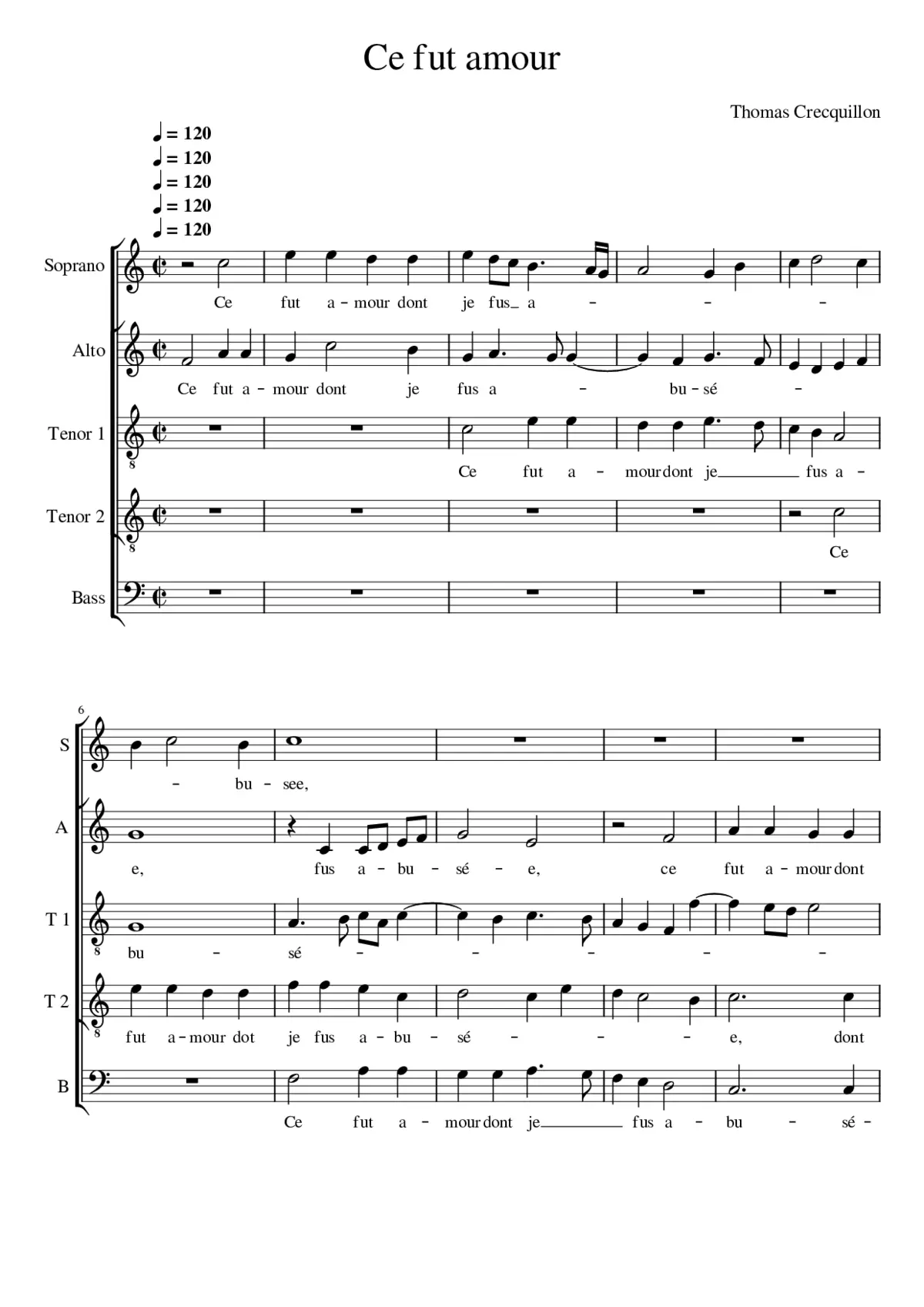 Ce fut amour - Page 1