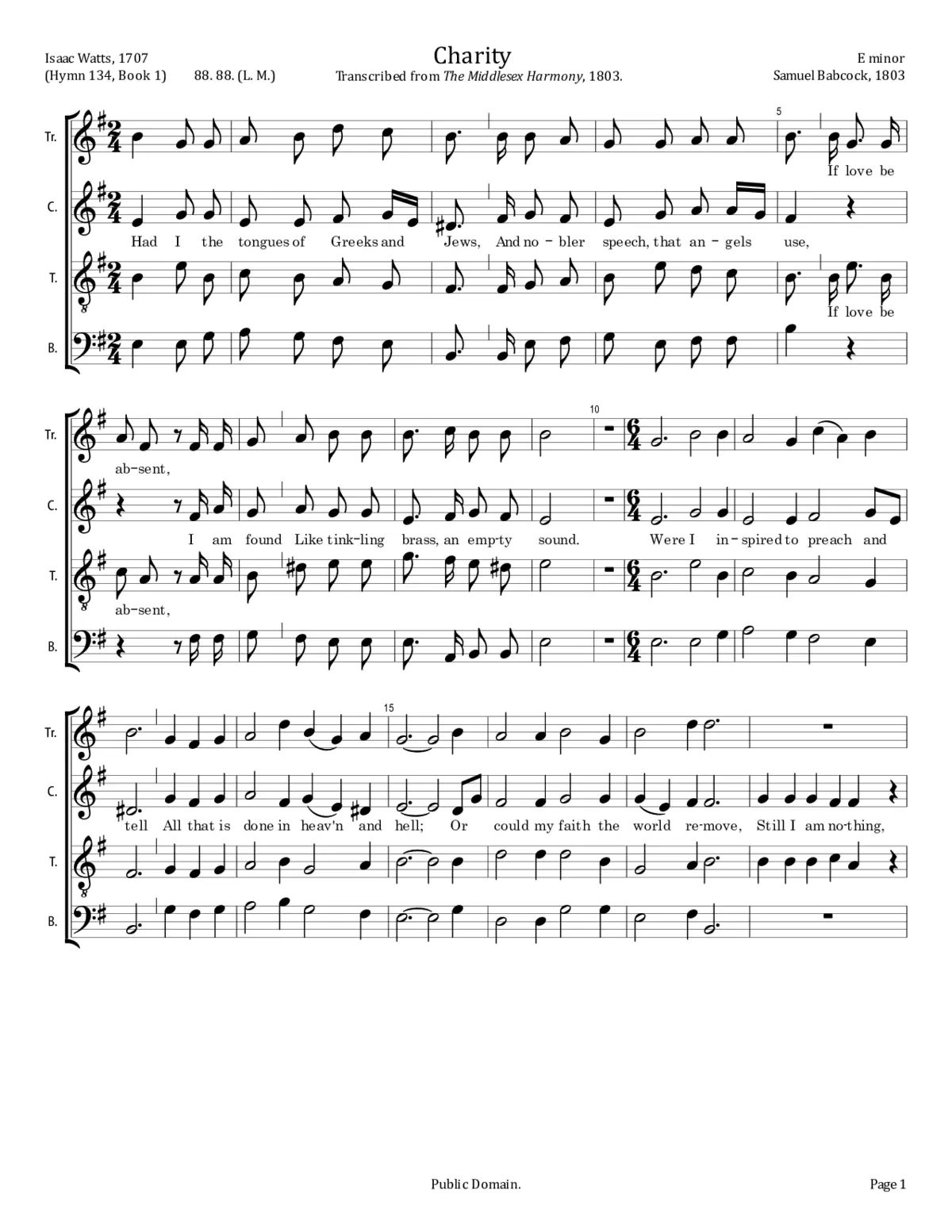 Charity - Page 1