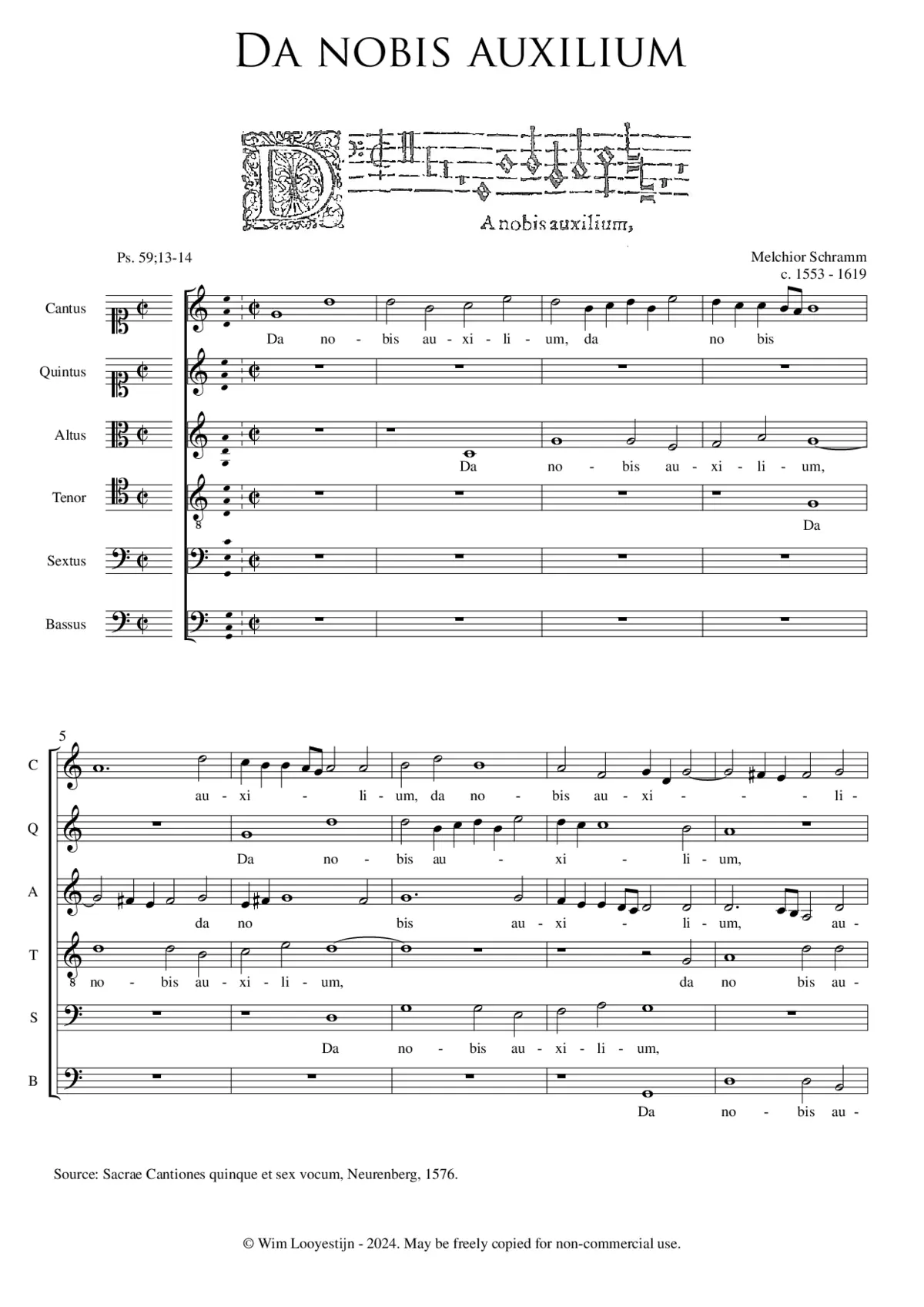 Da nobis auxilium - Page 1