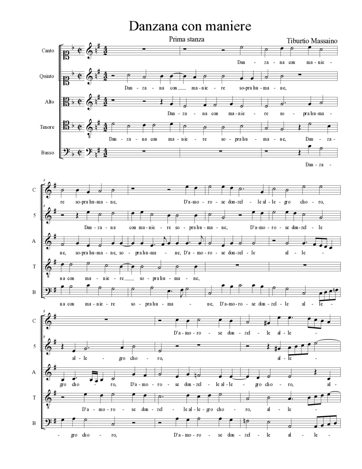 Danzana con maniere - Page 1