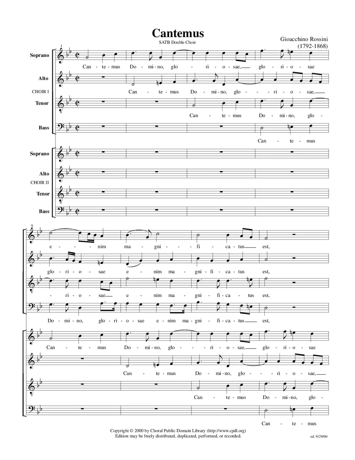 Cantemus - Page 1