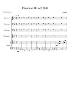 Canon and Gigue in D major P.37