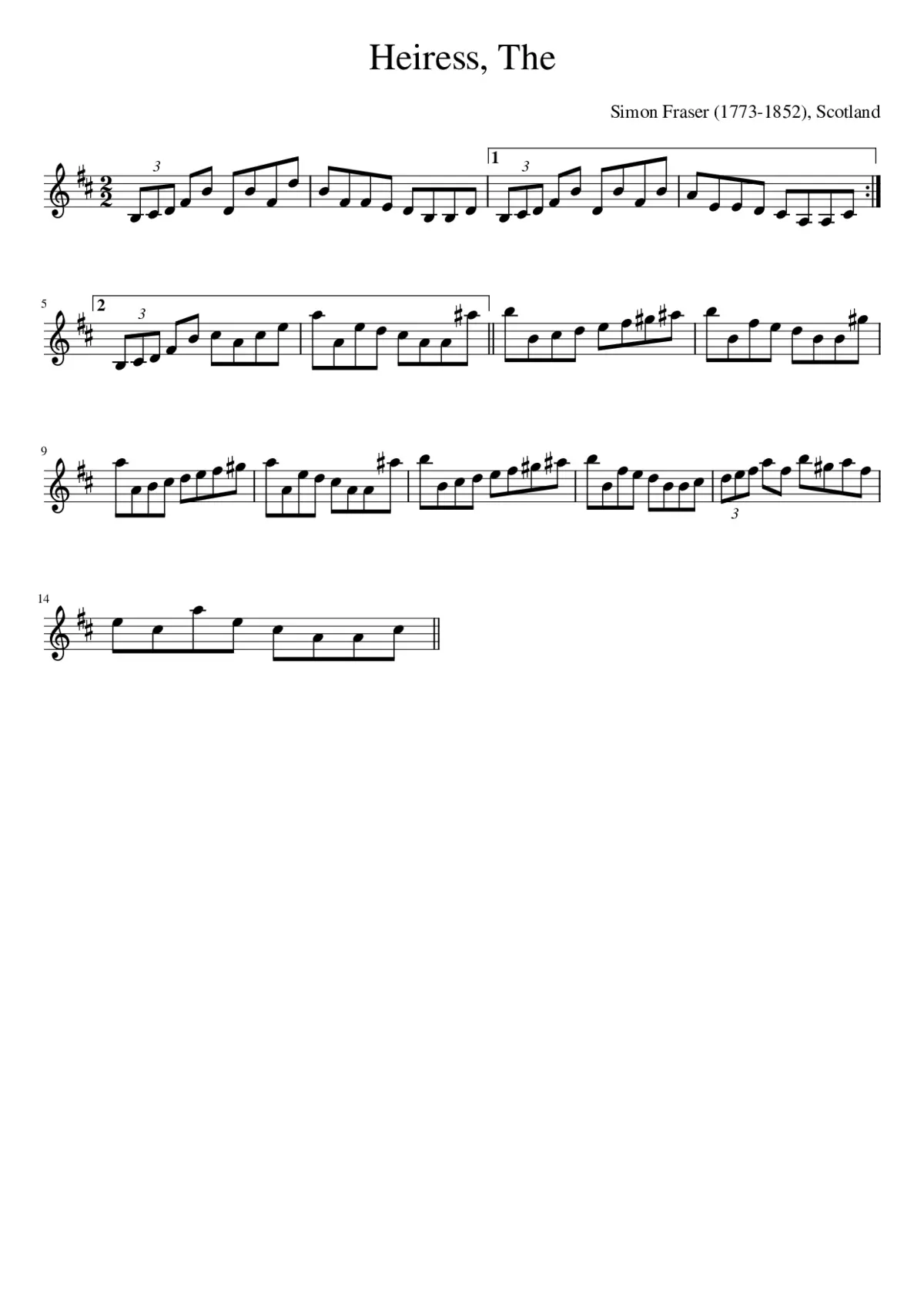 The Heiress - Page 1