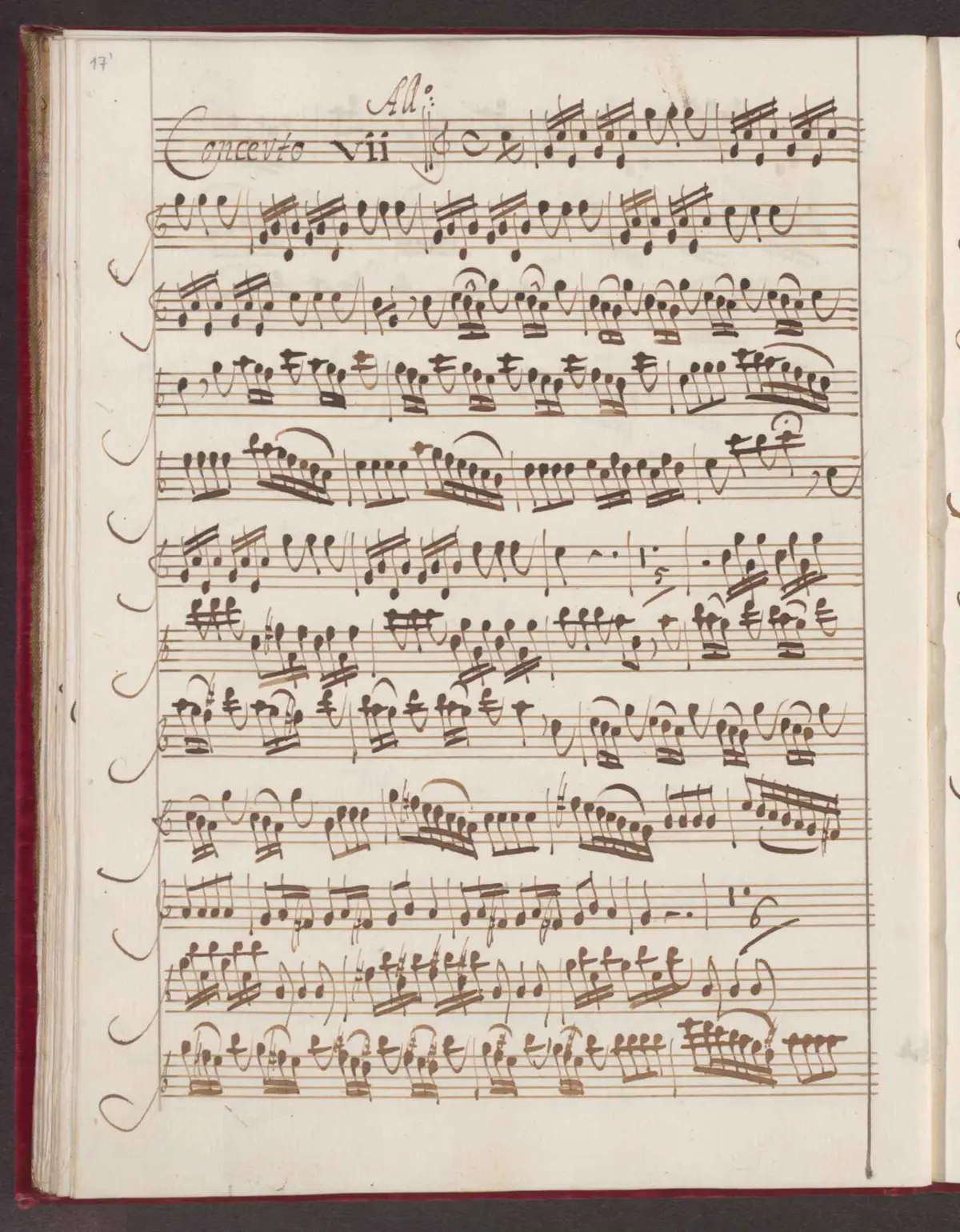 Violin Concerto in C major - Page 1