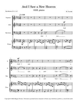 And I saw a new heaven