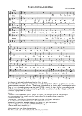 Sancta Trinitas, unus Deus