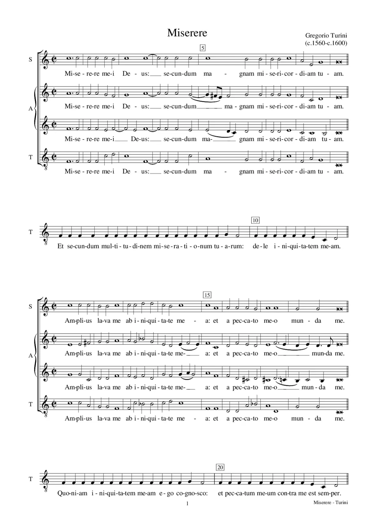 Miserere mei - Page 1