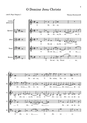 O Domine Jesu Christe