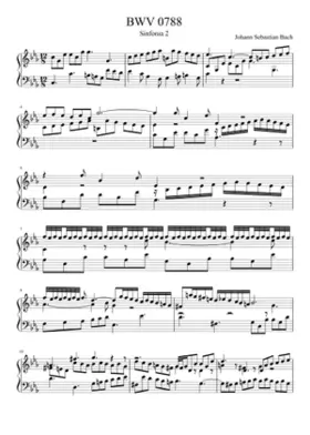 Sinfonia in C minor BWV 788