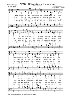 Sometimes a light surprises