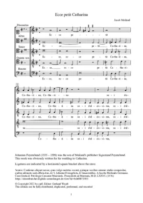 Ecce petit Catharina